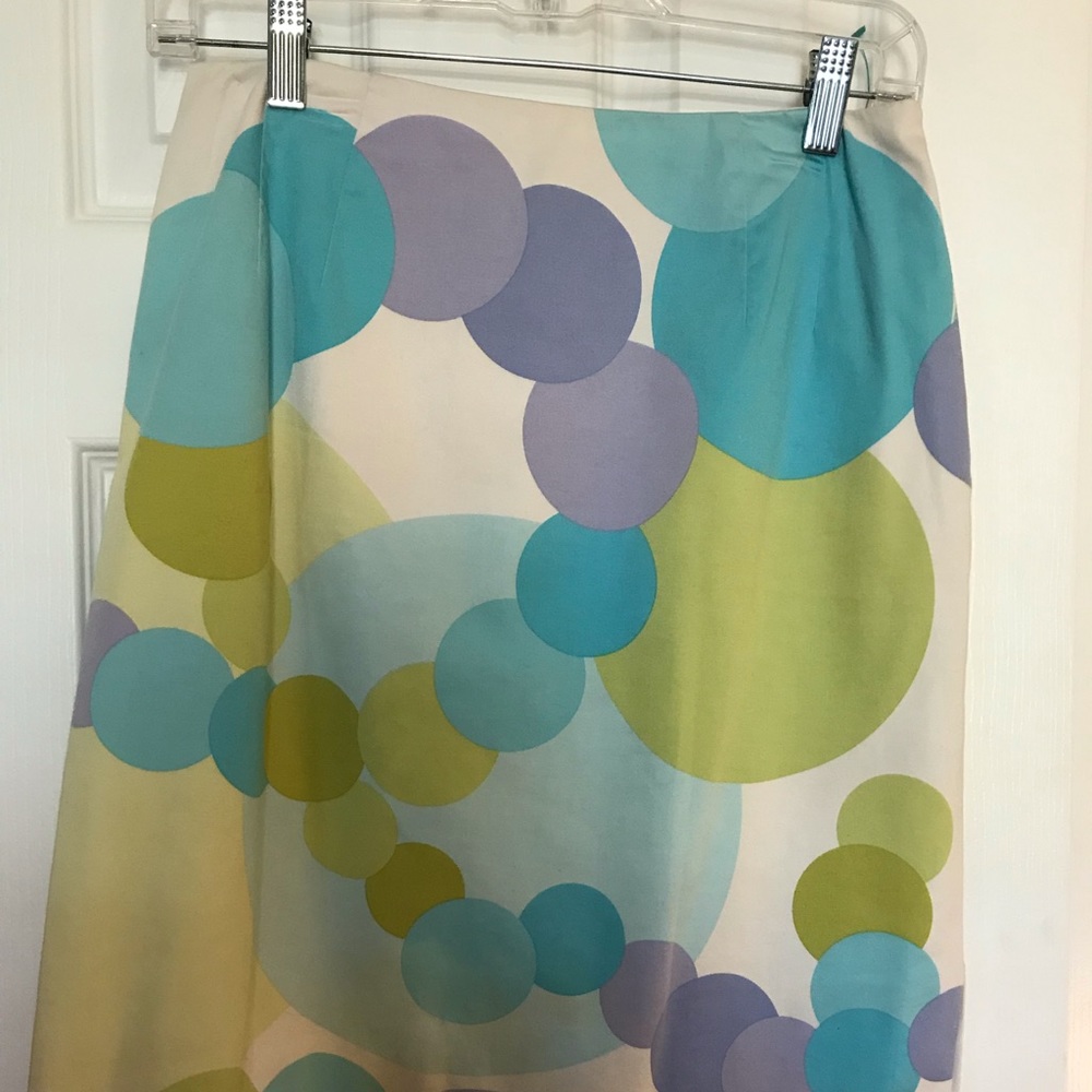 Talbots polka dot skirt